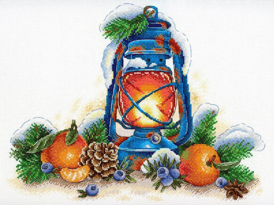 Tangerine Aroma SNV-757 Counted Cross Stitch Kit