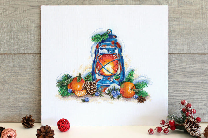 Tangerine Aroma SNV-757 Counted Cross Stitch Kit