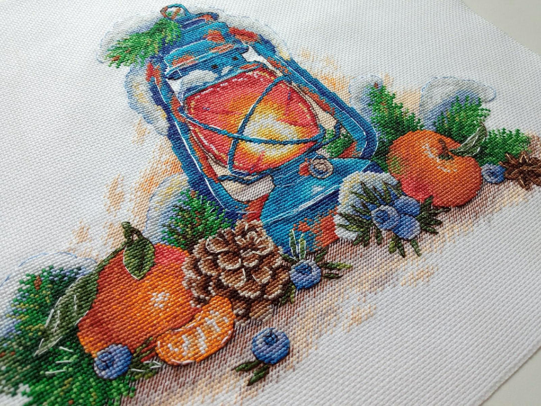Tangerine Aroma SNV-757 Counted Cross Stitch Kit
