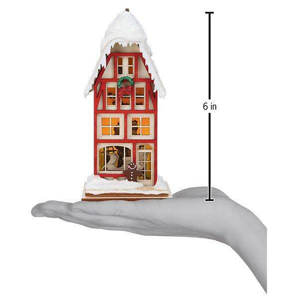 Old World Christmas Tannenbaum Toboggan Co. Blown Glass Ornament
