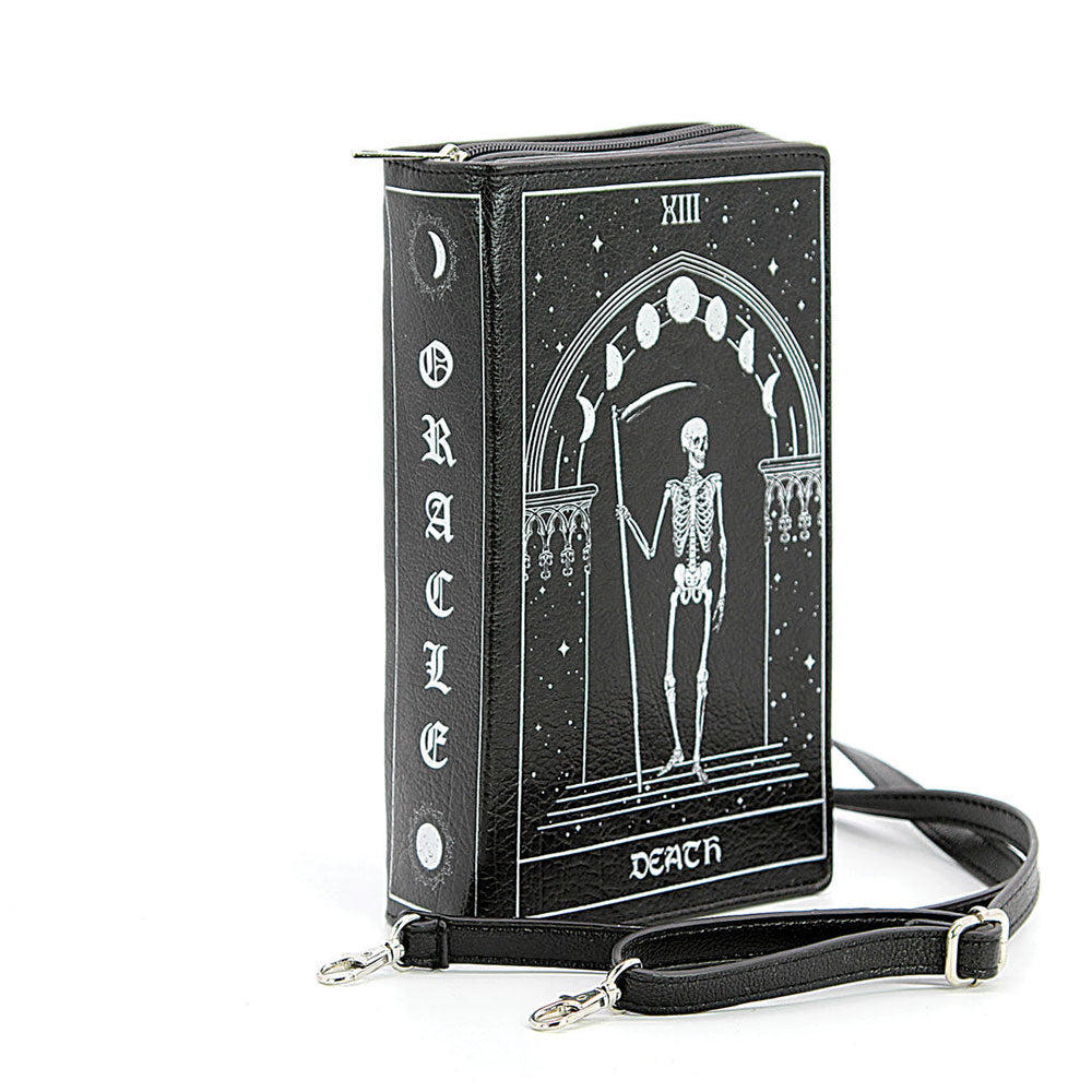 Tarot Card Book Clutch Bag In Vinyl by Book Bags