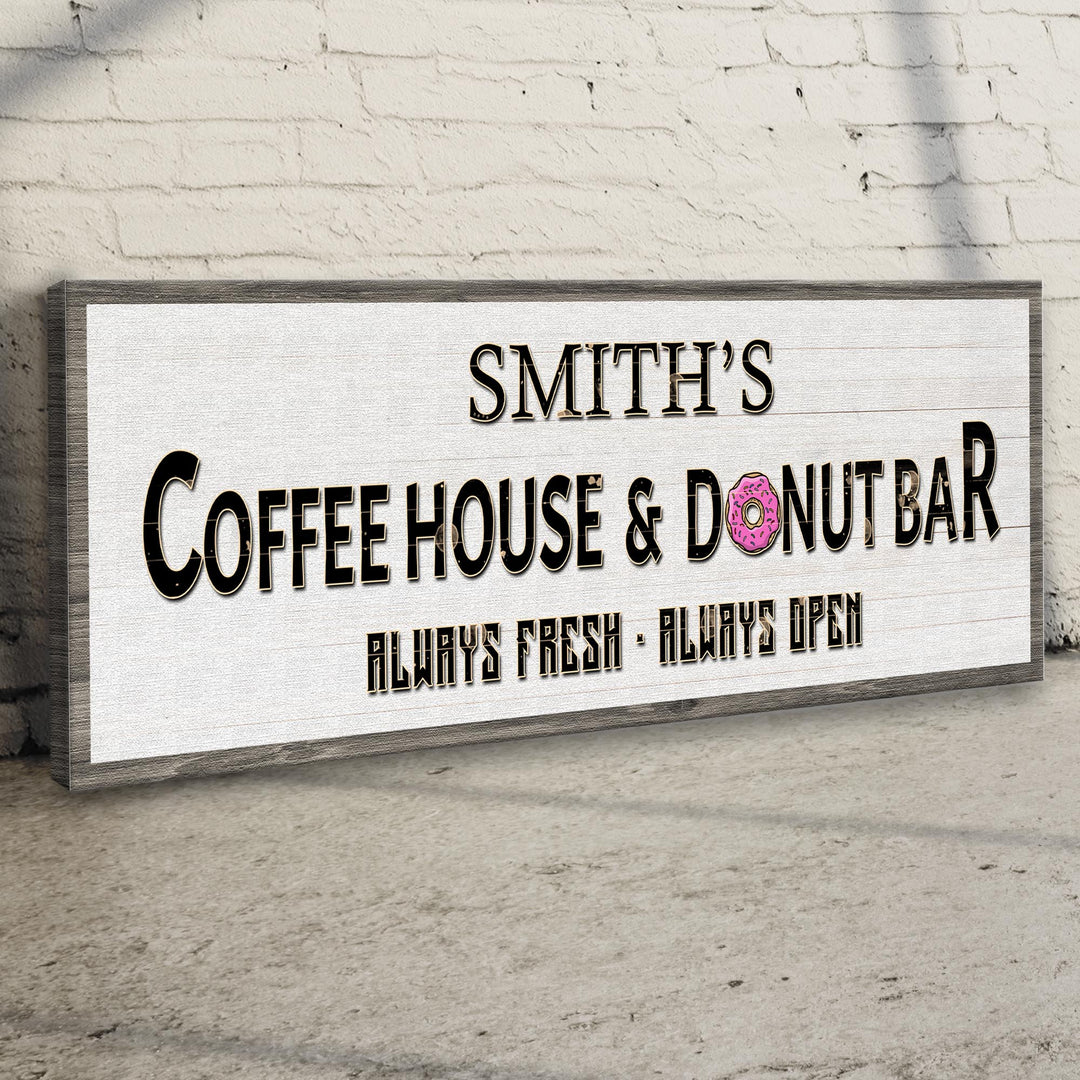 Coffee House And Donut Bar Sign II