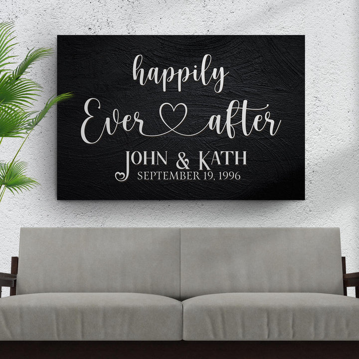 Happily Ever After Couple Sign VII