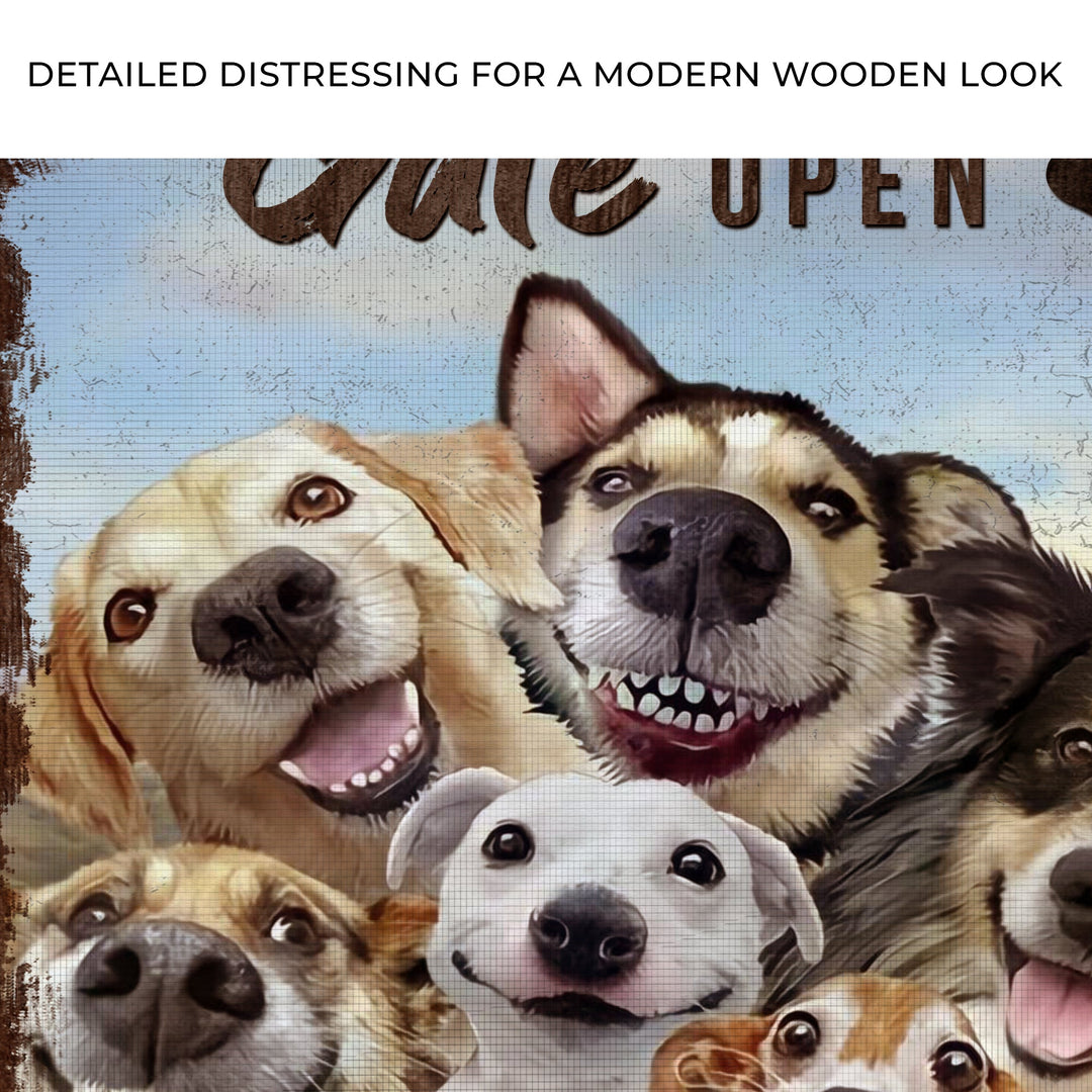 Live Like Someone Left The Gate Open Sign II