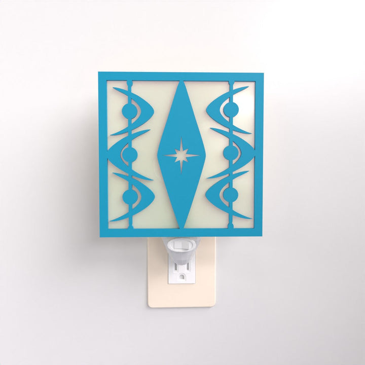 Diamond Starburst Midcentury Night Light