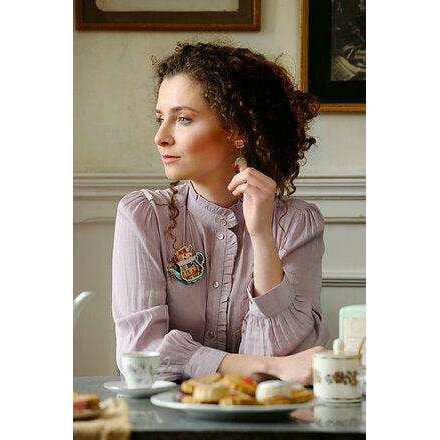 Teapot House Brooch by LaliBlue - Quirks!