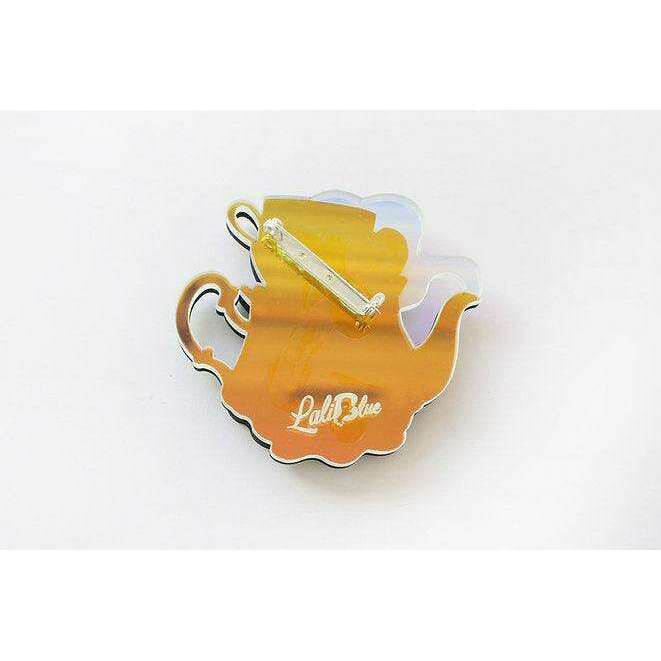 Teapot House Brooch by LaliBlue - Quirks!