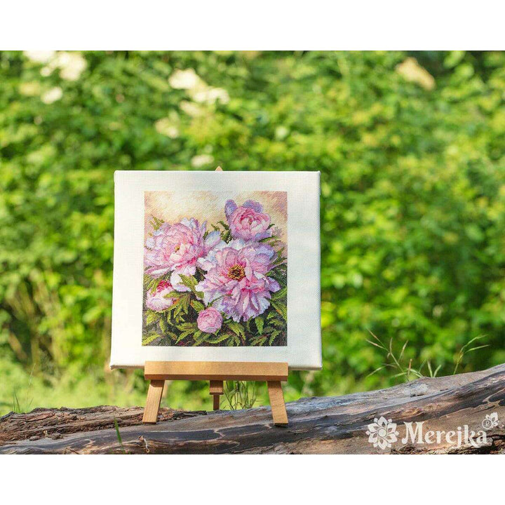 Tender Peonies K-177 Counted Cross-Stitch Kit