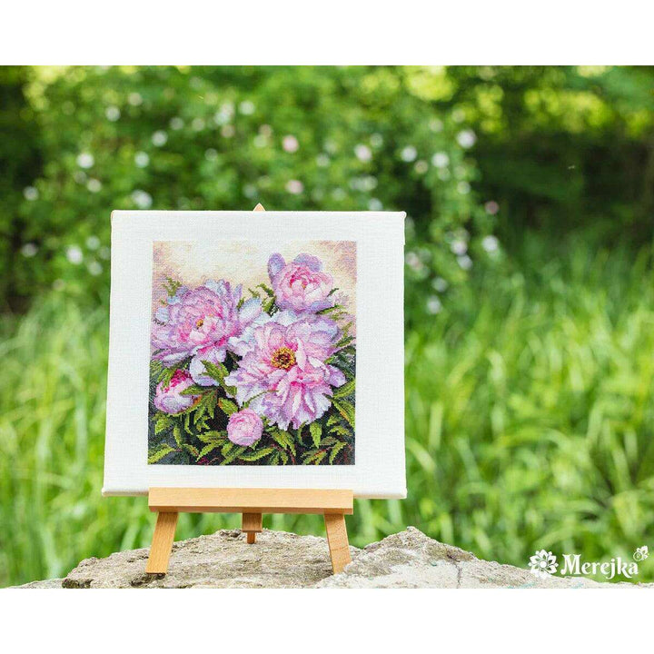 Tender Peonies K-177 Counted Cross-Stitch Kit