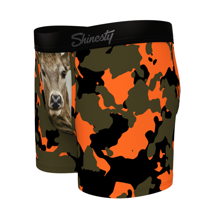The Bambi Bunchers | Camo Deer Boy's Boxer Briefs