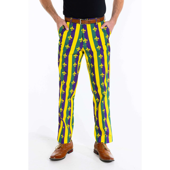 The Beignets For Breakfast | Mardi Gras Suit Pants