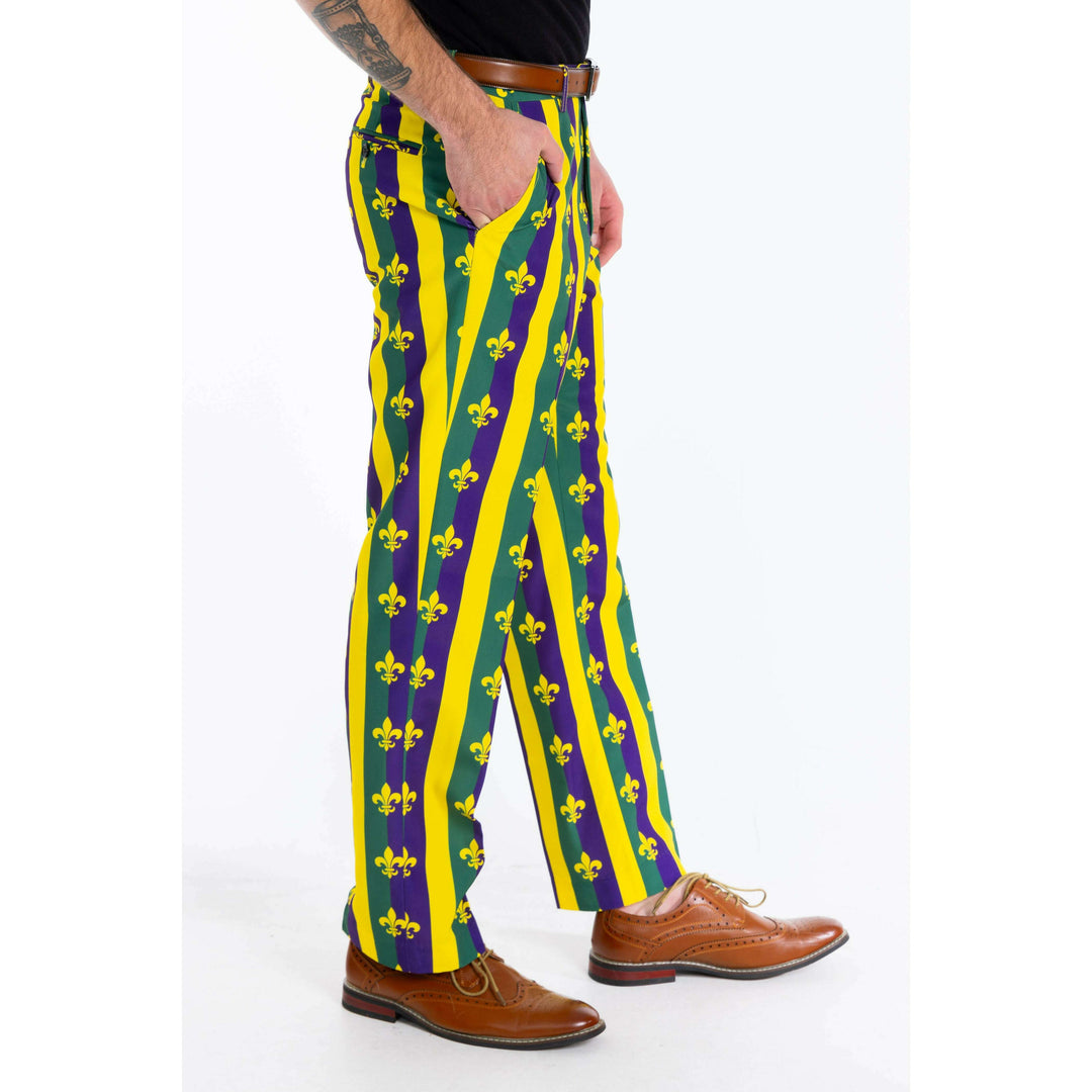 The Beignets For Breakfast | Mardi Gras Suit Pants