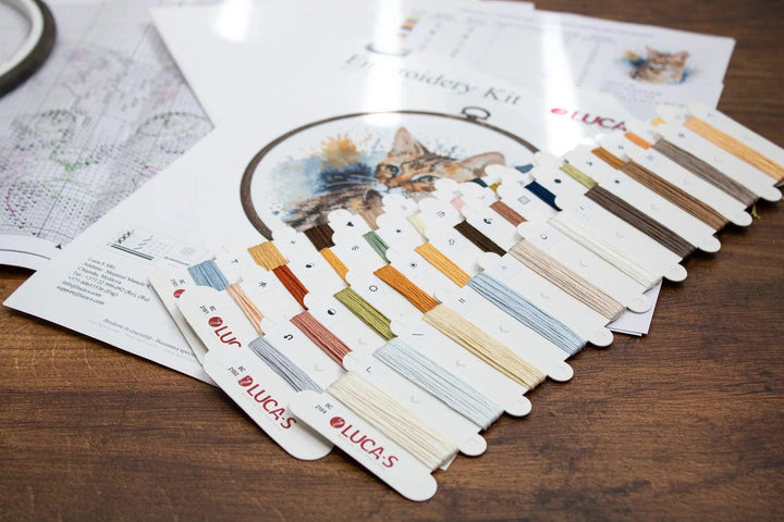 The Bengal Cat BC210l Counted Cross-Stitch Kit