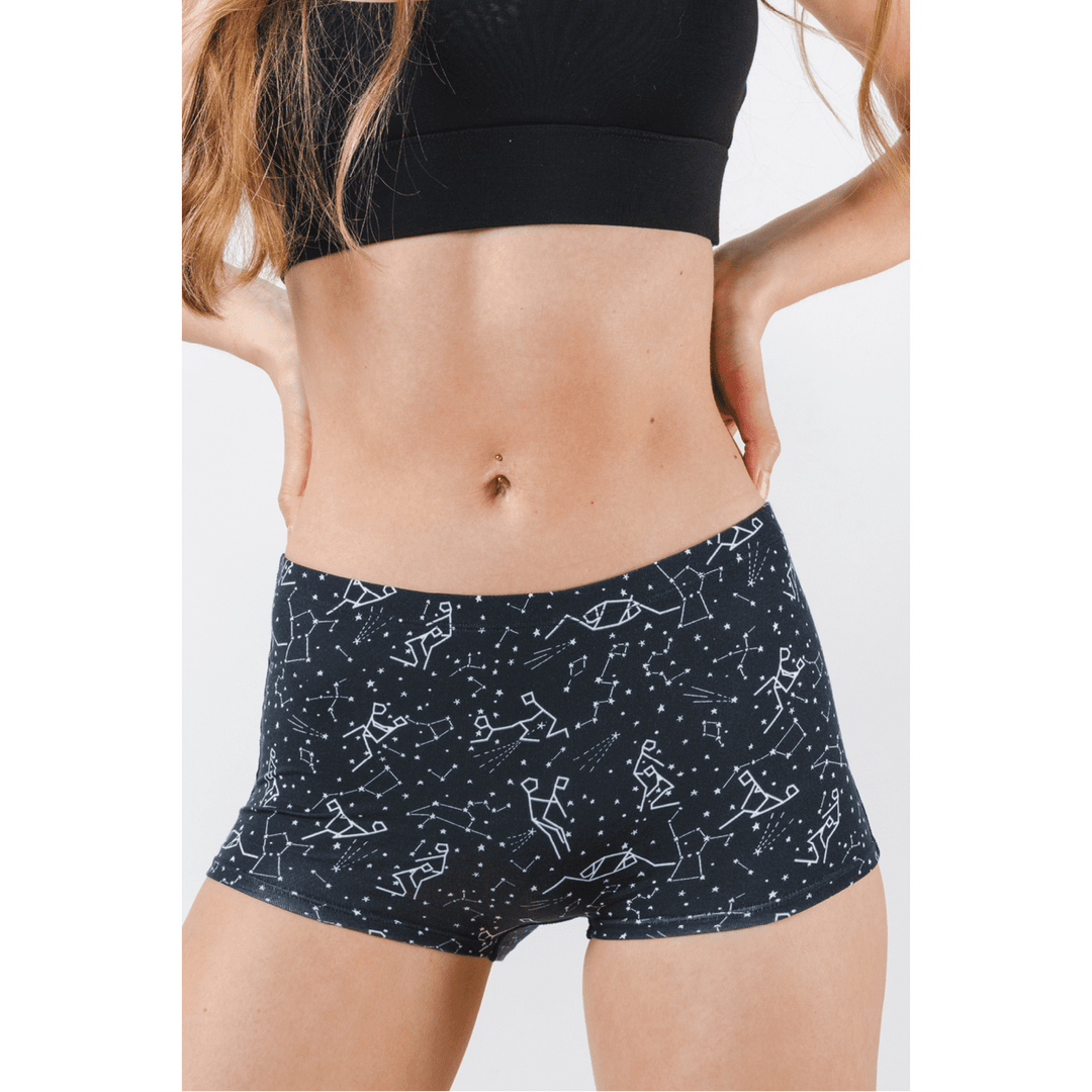 The Big Bang | Glow In The Dark Constellation Modal Boyshort Underwear