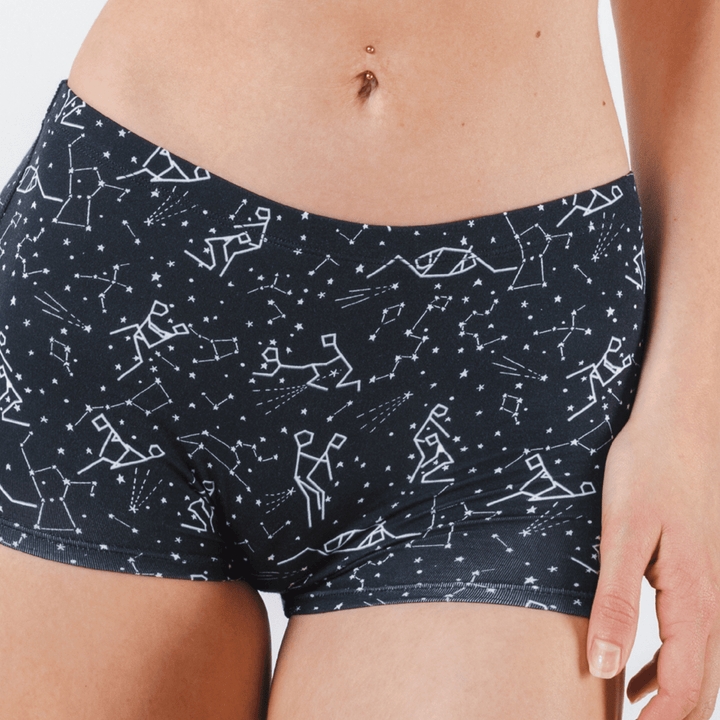 The Big Bang | Glow In The Dark Constellation Modal Boyshort Underwear