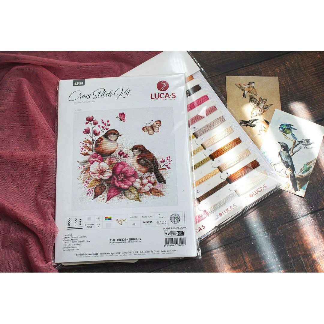 The Birds- Spring B2420l Counted Cross-Stitch Kit
