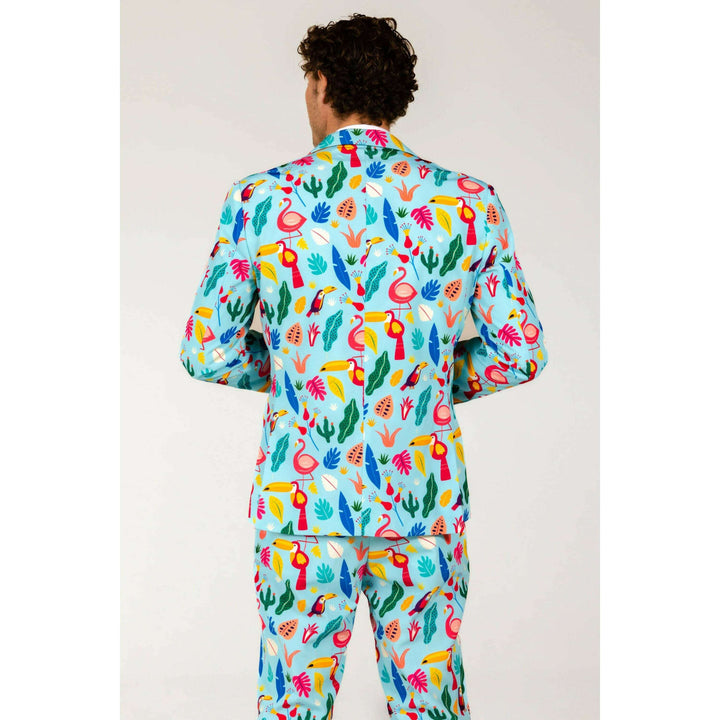 The Birds Of Paradise | Tropical Bird Suit Blazer