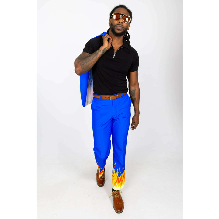 The Blaze Of Glory | Flames Suit Pants