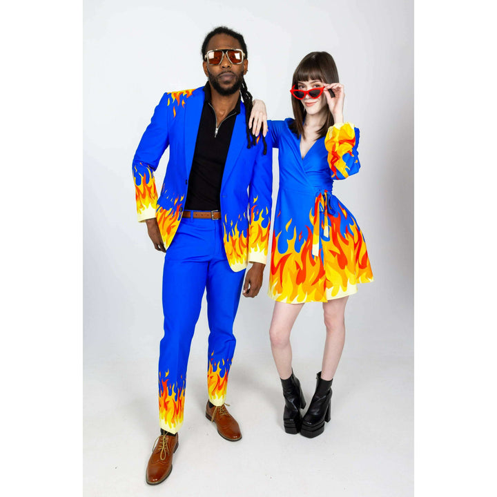The Blaze Of Glory | Flames Suit Pants