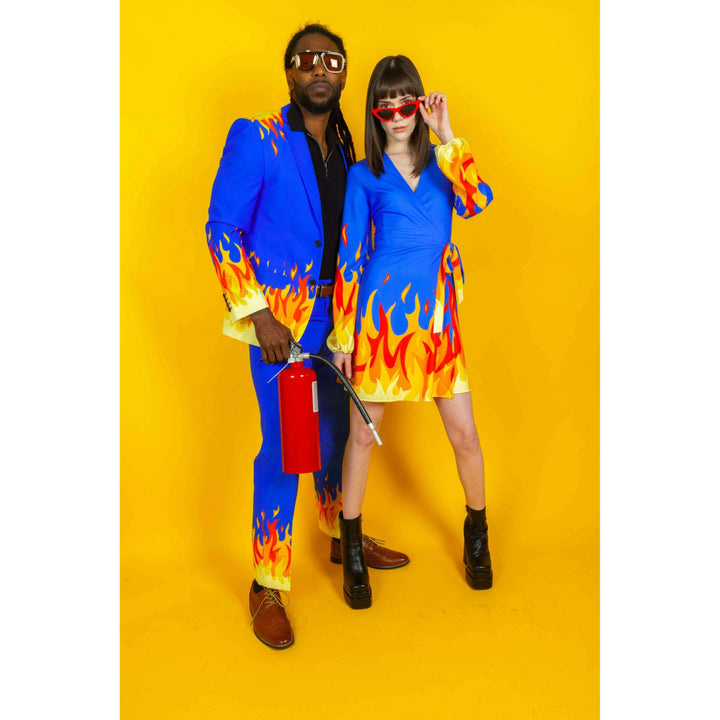 The Blaze Of Glory | Flames Suit Pants
