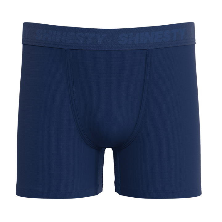 The Bloom Moon | Tonal Navy Boy's Boxer Briefs