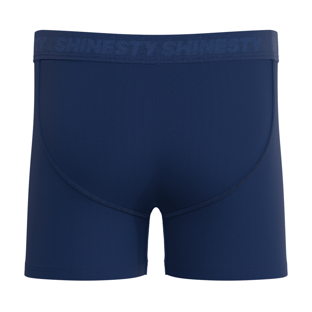 The Bloom Moon | Tonal Navy Boy's Boxer Briefs
