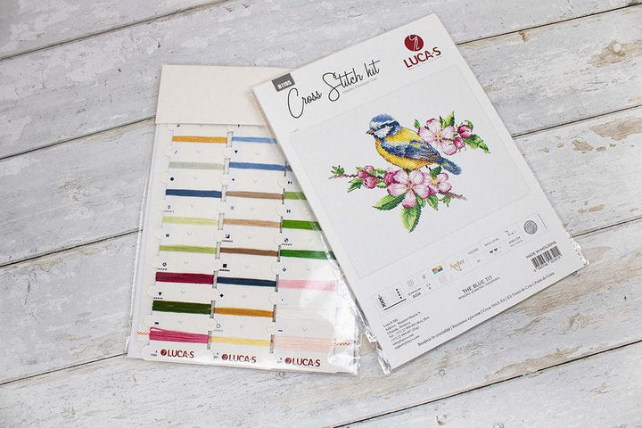The blue tit  B1195L Counted Cross-Stitch Kit