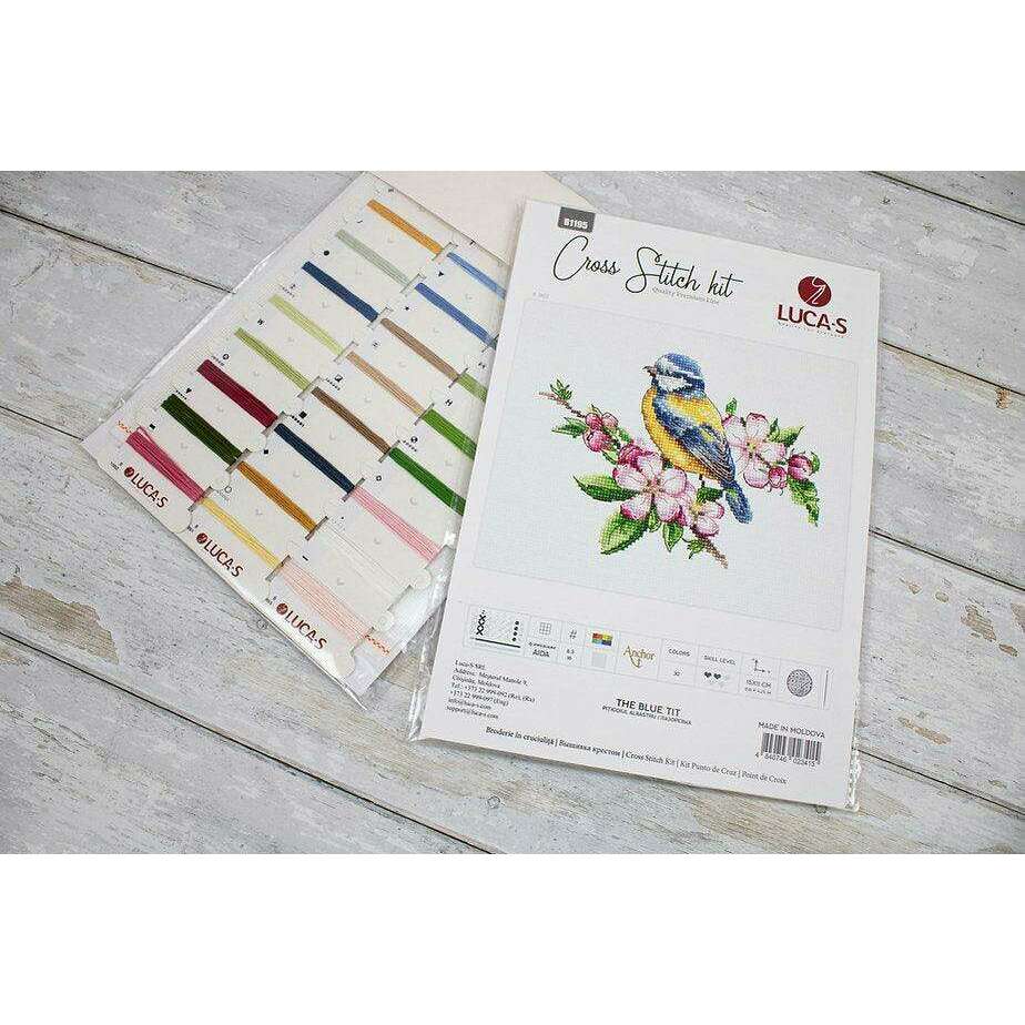 The blue tit  B1195L Counted Cross-Stitch Kit