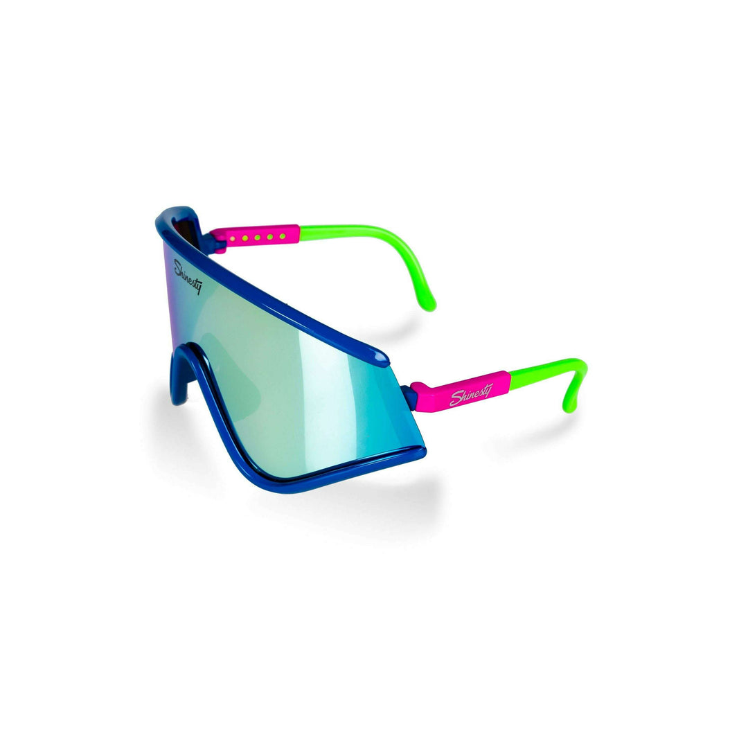 The Boatercycle | Blue and Gold Mirrored Macho Polarized Sunglasses