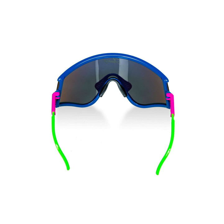 The Boatercycle | Blue and Gold Mirrored Macho Polarized Sunglasses