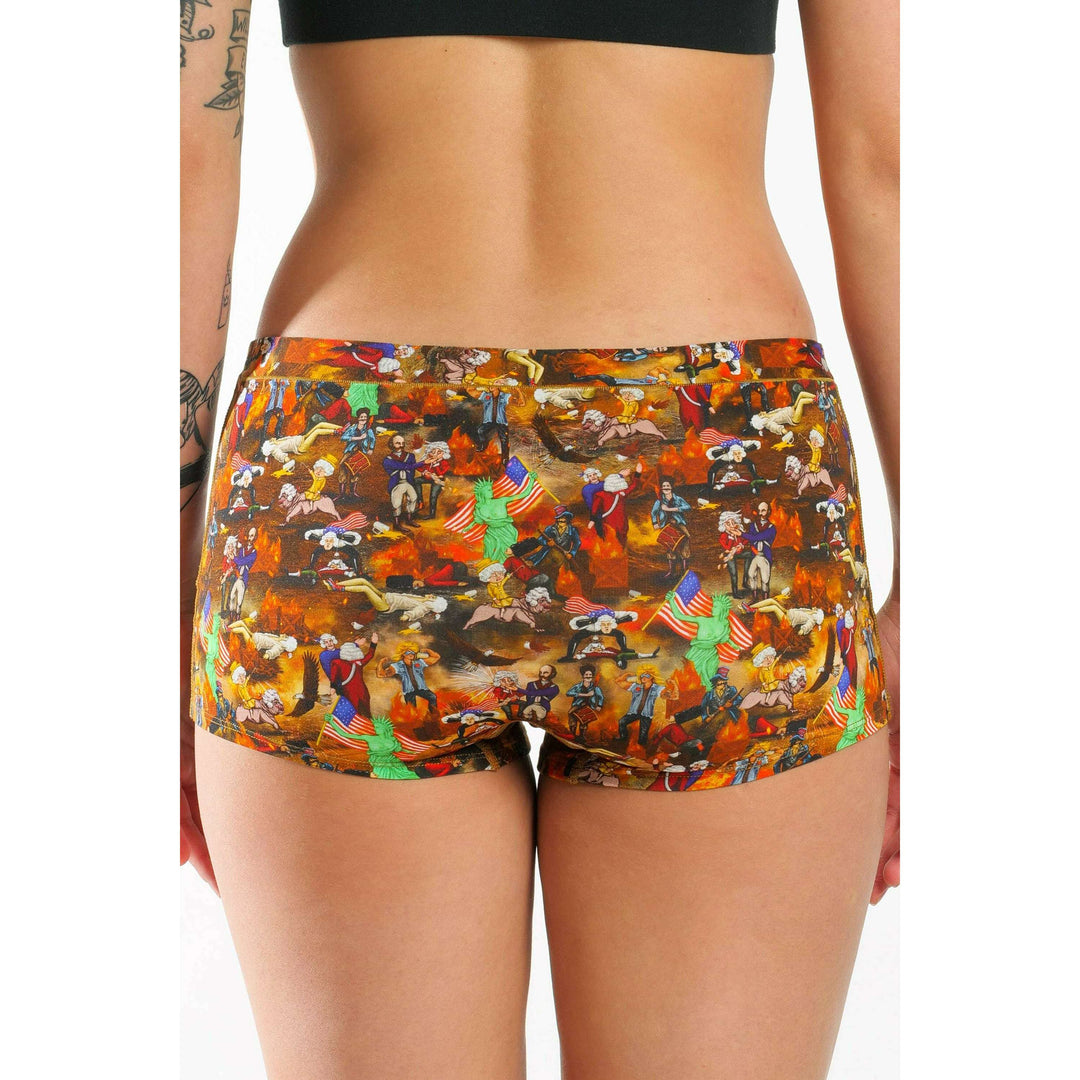 The Boston Tea Bag Party | Patriotic Modal Boyshort Underwear