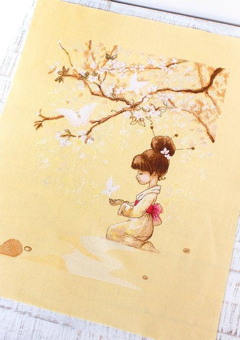 The Butterflies  B1145L Counted Cross-Stitch Kit