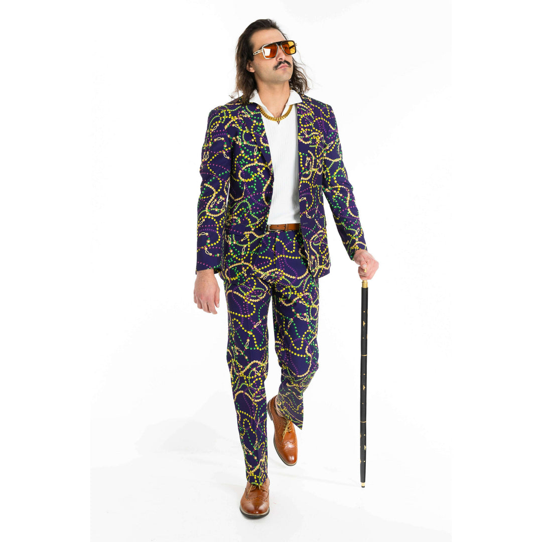 The Carnival Krewe | Mardi Gras Beads Suit