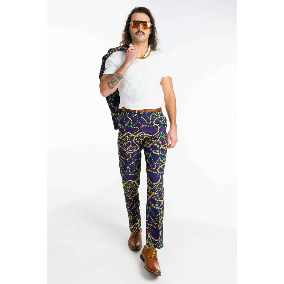 The Carnival Krewe | Mardi Gras Beads Suit