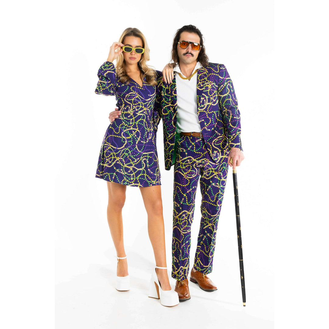 The Carnival Krewe | Mardi Gras Beads Suit
