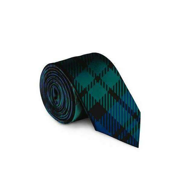 The Casual Casanova | Blue And Green Plaid Holiday Tuxedo Tie