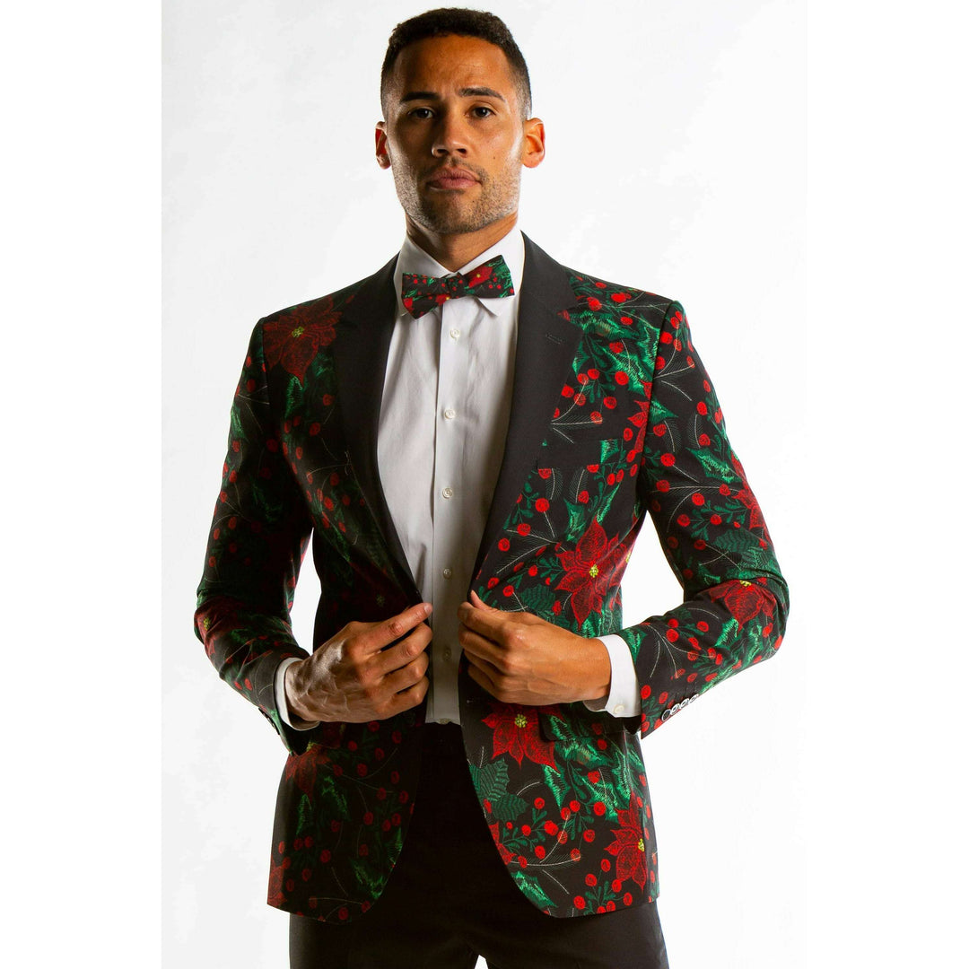 The Centerpiece | Poinsettia Ugly Christmas Suit