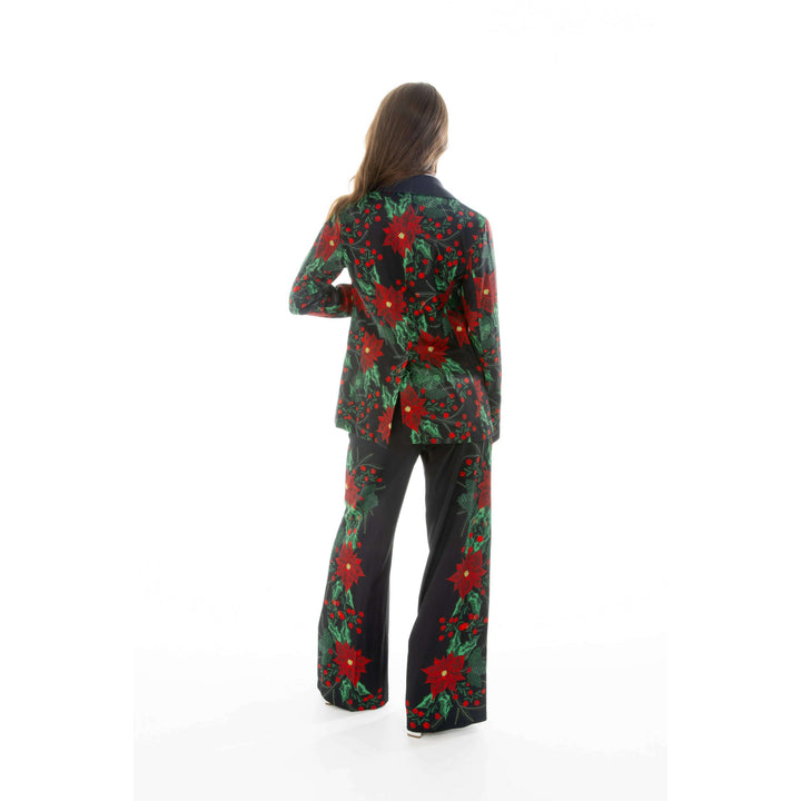 The Centerpiece | Poinsettia Women's Christmas Blazer