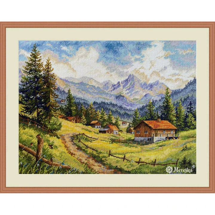 The Chamonix Valley K-244 Counted Cross-Stitch Kit