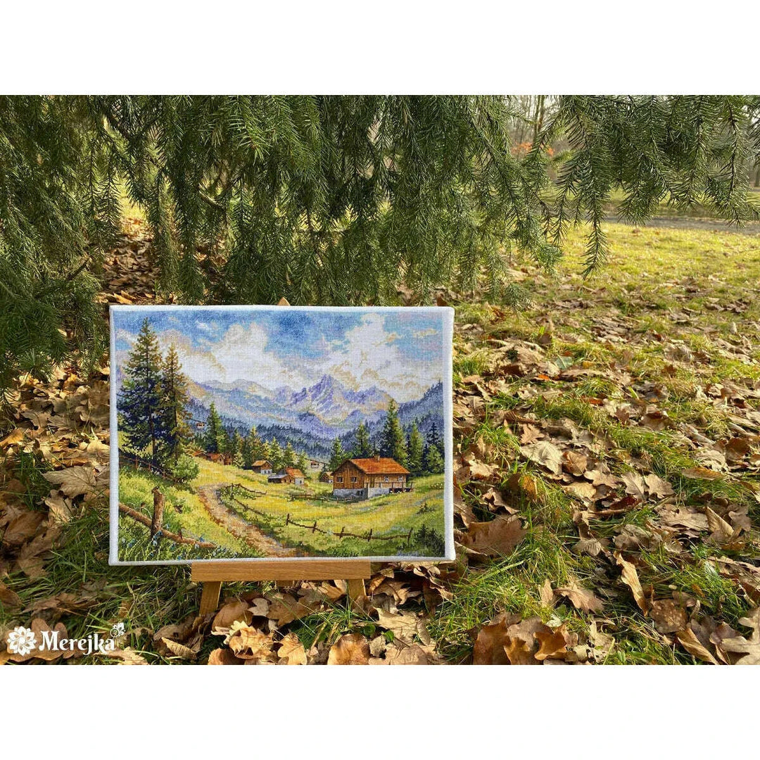 The Chamonix Valley K-244 Counted Cross-Stitch Kit
