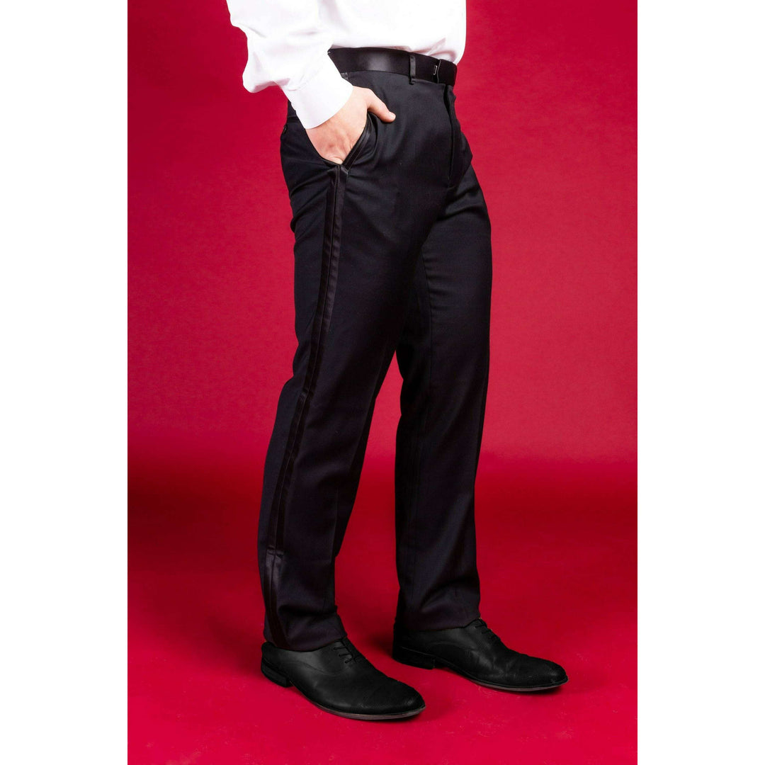 The Classics | Black Tuxedo Pants