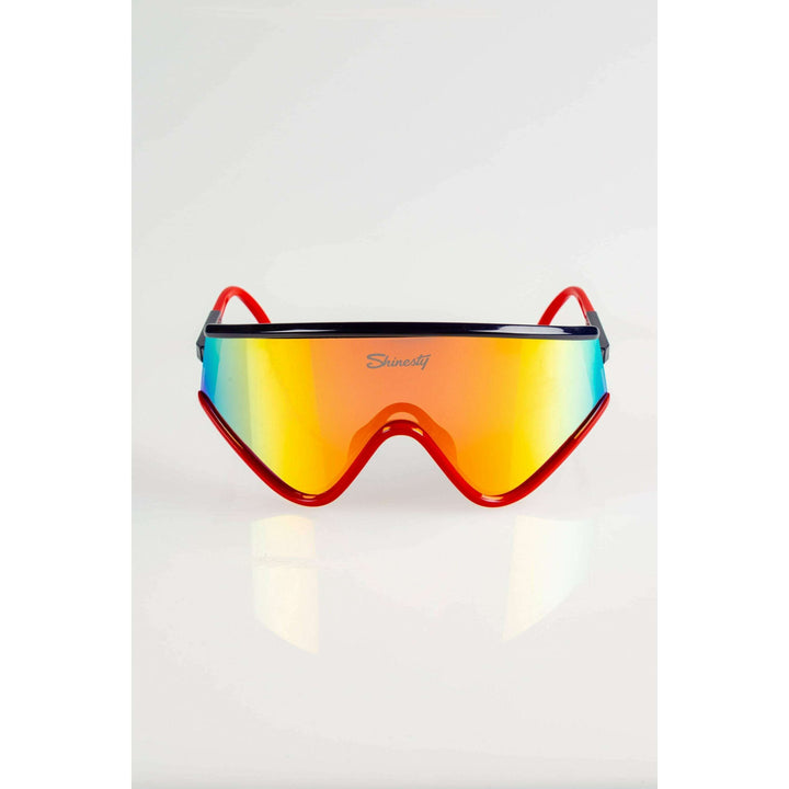 The Cornea Combusters | Red And Blue Revo Retro Macho Sunglasses