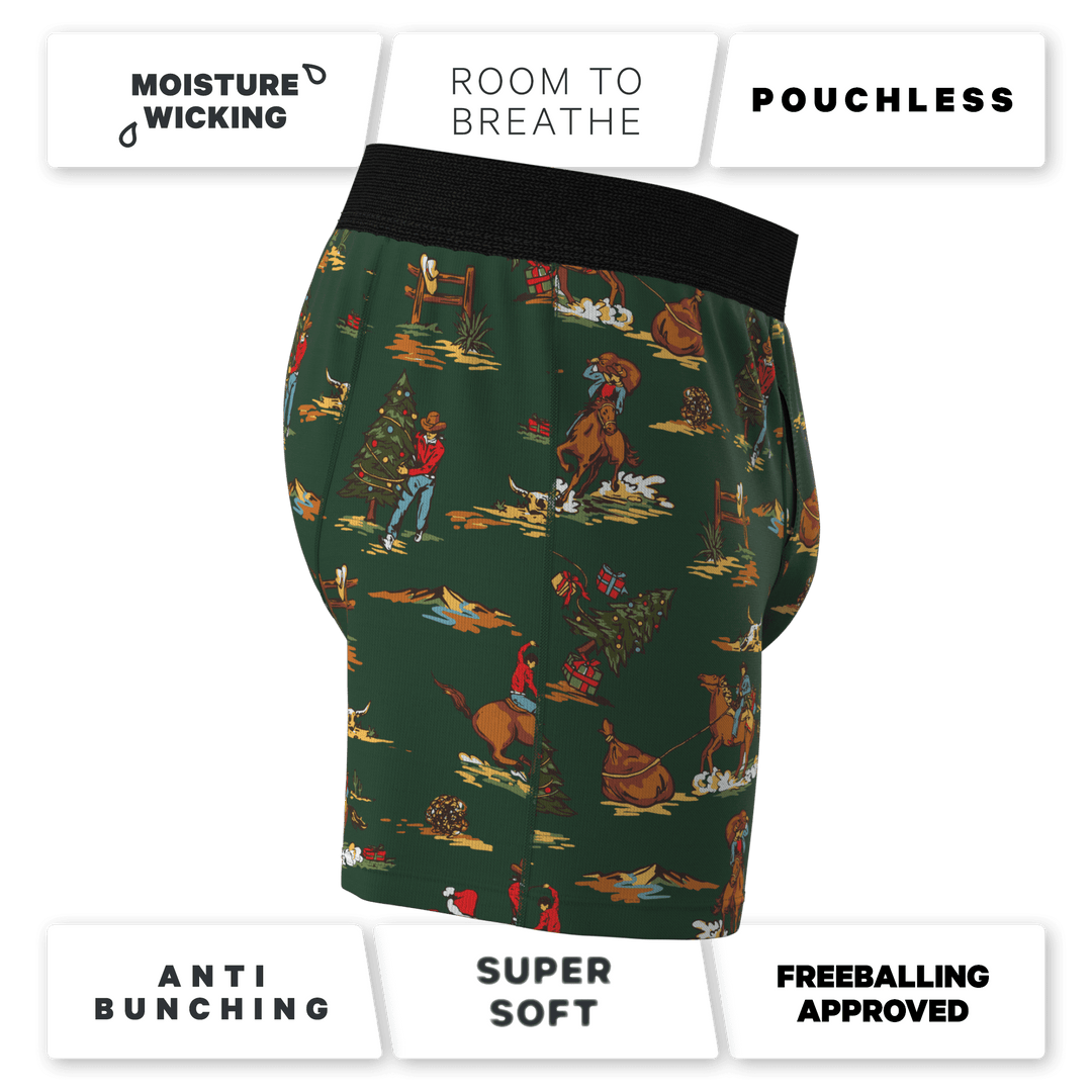The Cowboy Christmas | Holiday Western Boxers