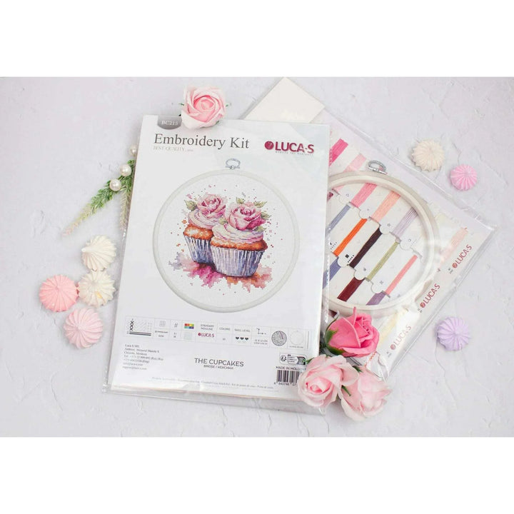 The Cupcakes BC215L Counted Cross-Stitch Kit