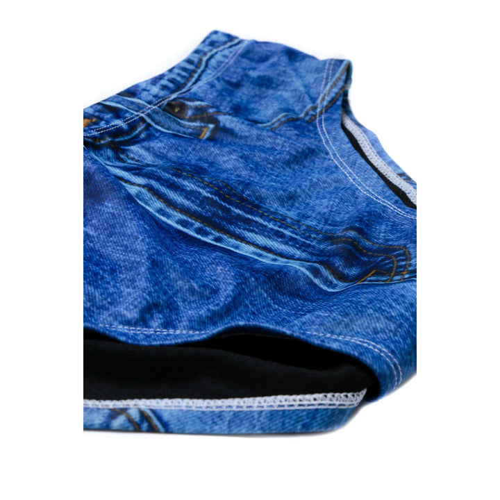 The Daytona Dong Sarong | Denim Print Swim Brief