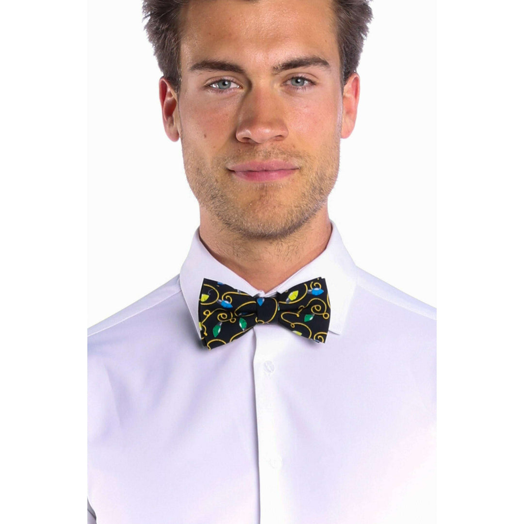 The Duke of December | Christmas Lights Ugly Christmas Bow Tie