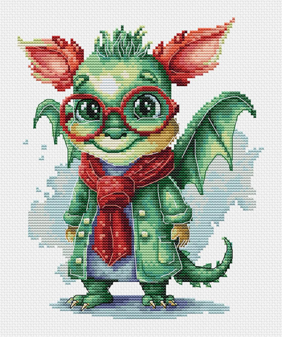 The Elegant Dragon  B1407L Counted Cross-Stitch Kit