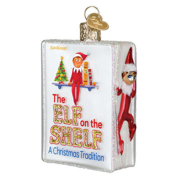 Old World Christmas The Elf on the Shelf Blown Glass Ornament