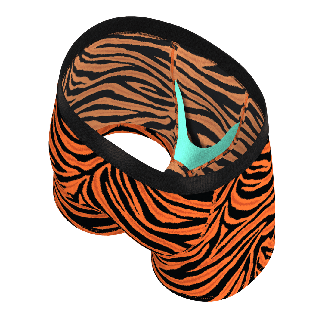 The Feral Feline | Tiger Print Boy's Boxer Briefs
