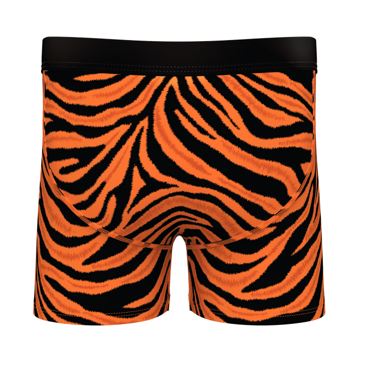 The Feral Feline | Tiger Print Boy's Boxer Briefs